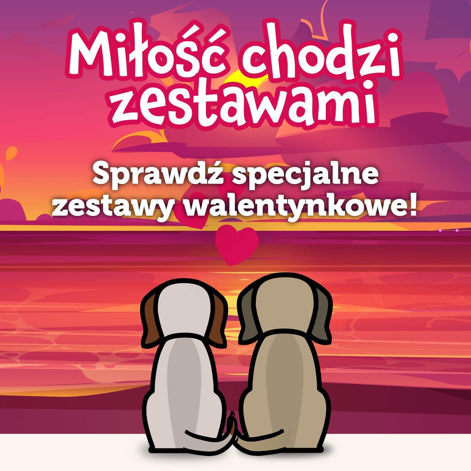 Sprawdź specjalne zestawy walentynkowe karmy i przysmaków dla psów
